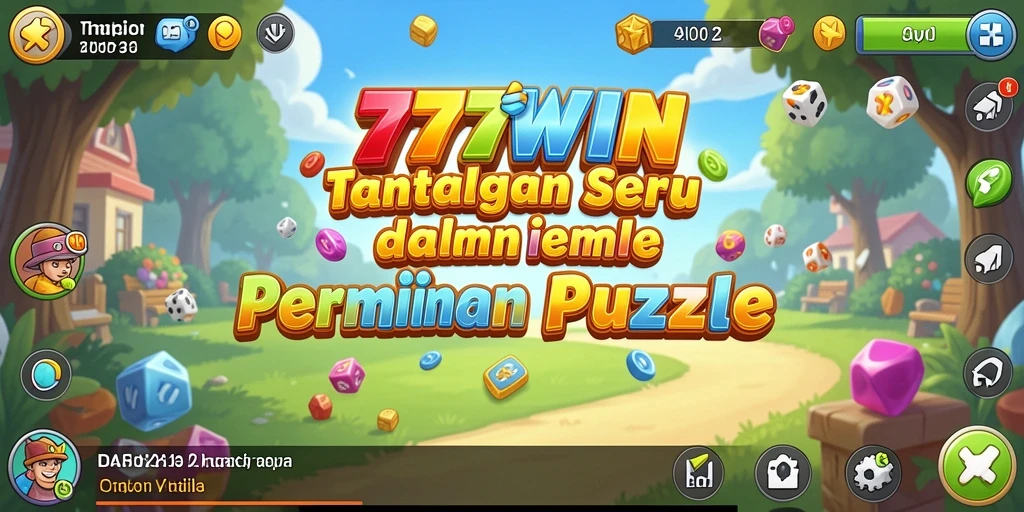 Screenshot utama 777WIN menampilkan gameplay menarik permainan Puzzle.