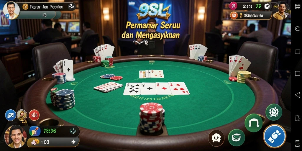 Gameplay menarik 9SL menampilkan momen poker yang mendebarkan.