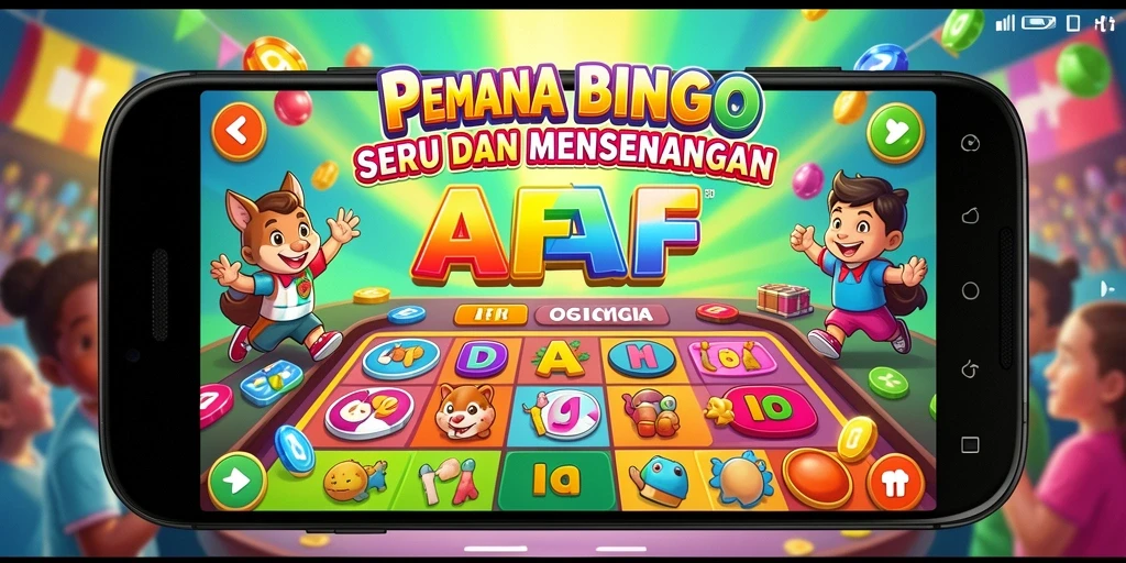 Screenshot utama AFAF menampilkan gameplay Bingo yang seru.