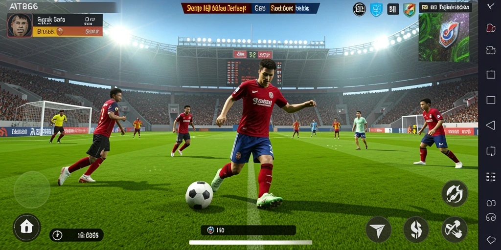 Tampilan gameplay AT866 yang intens dan mendebarkan.