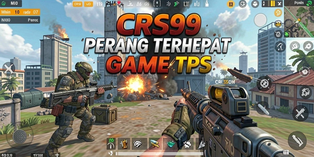 Tampilan gameplay CRS99 yang mendebarkan dalam TPS.
