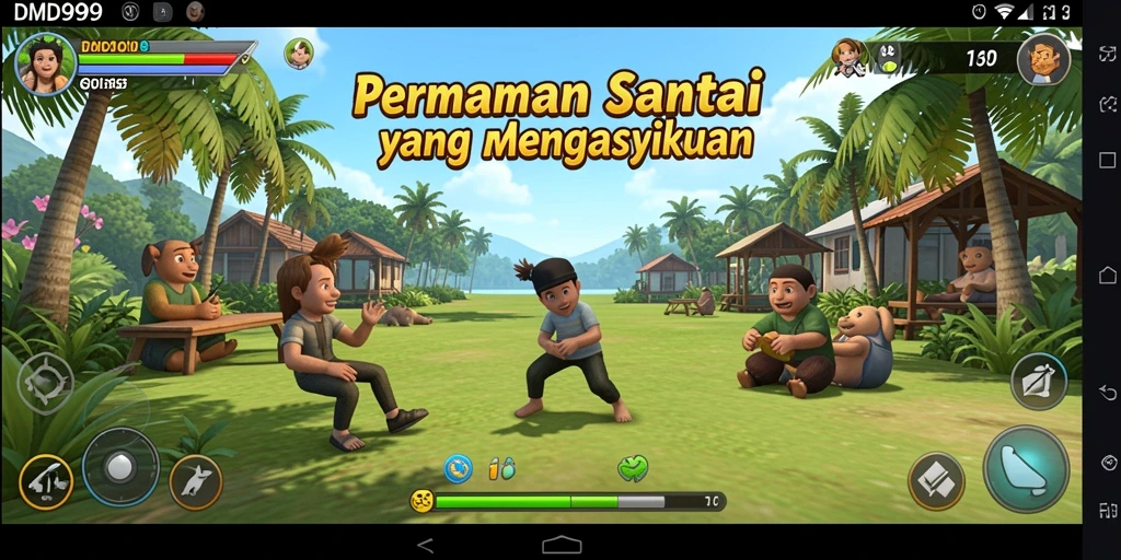 Screenshot DMD999 menampilkan gameplay asyik dan interaksi pemain.
