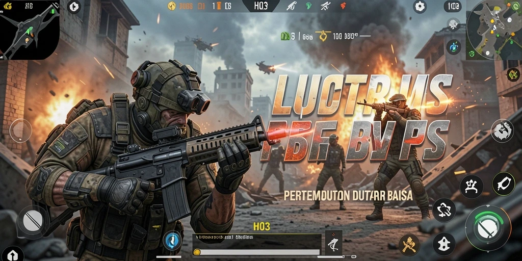 Tampilan menarik dari gameplay H03 yang menegangkan dan penuh aksi FPS.