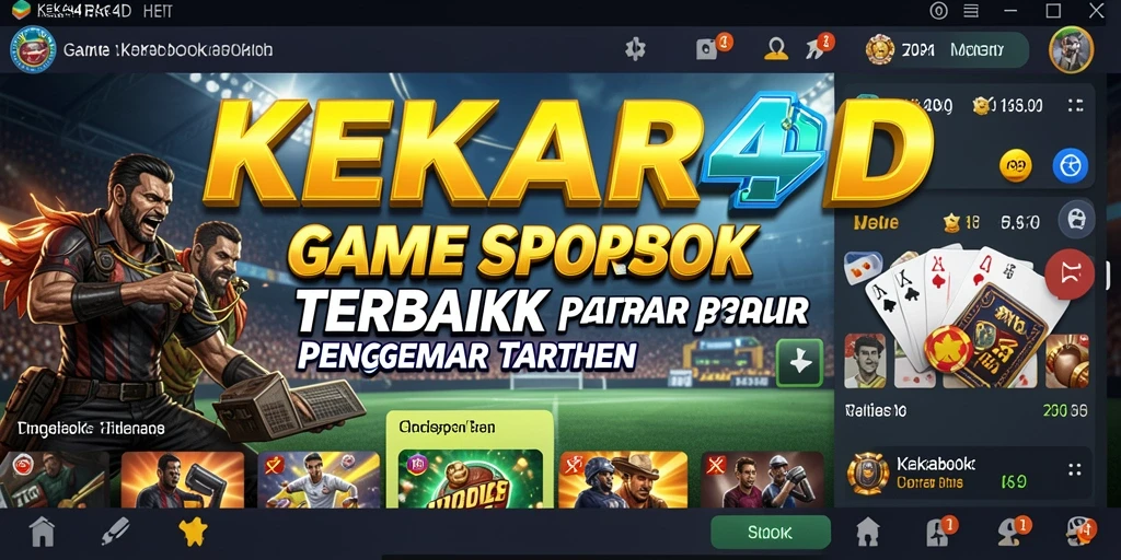 Tampilan antarmuka game Sportsbook yang menarik dan informatif.