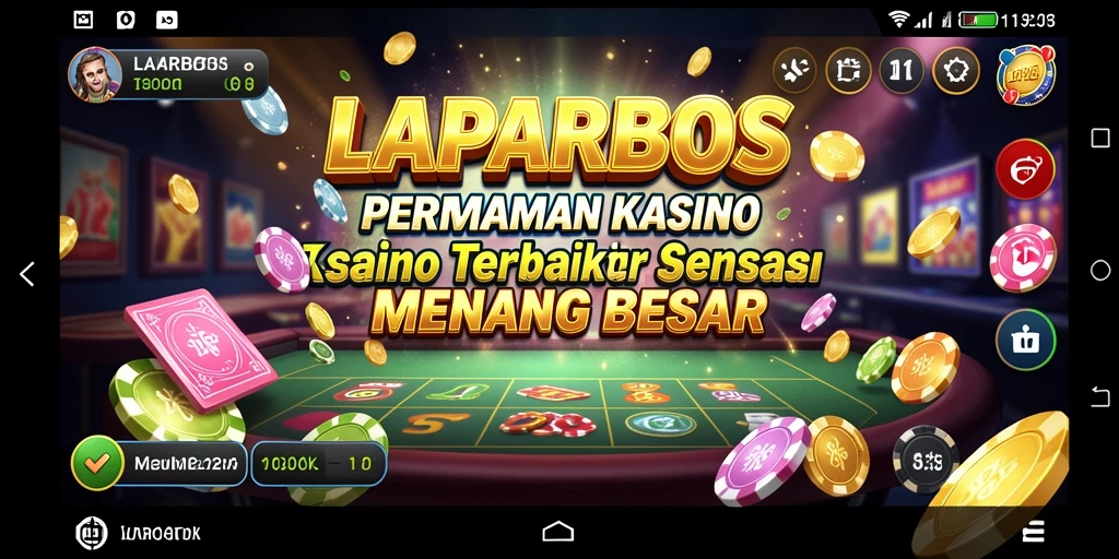 Tampilan menarik dari gameplay Kasino LAPARBOS yang seru.