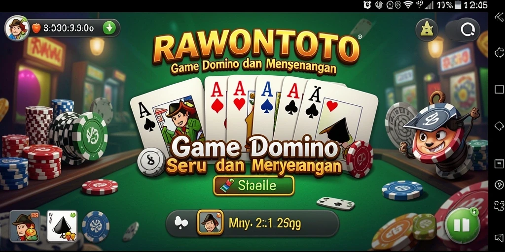 Screenshot menunjukkan gameplay RAWONTOTO yang menarik dan kompetitif.