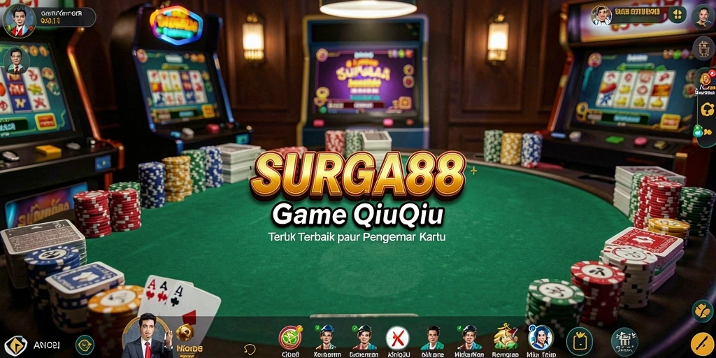 Tampilan menarik dari gameplay SURGA88 QiuQiu.