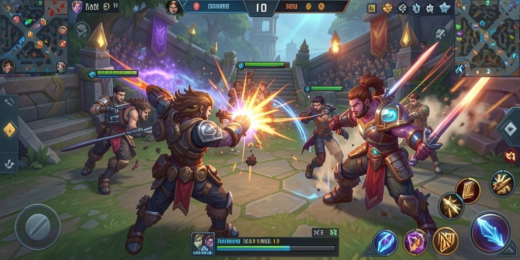 Tampilan gameplay <strong>V07</strong> dengan pertarungan tim yang mendebarkan.