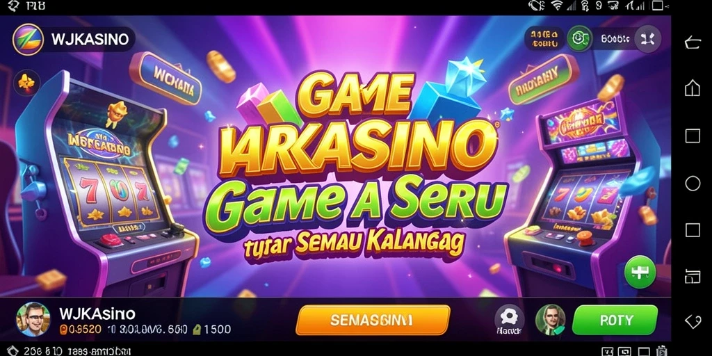 Tangkapan layar utama WJKASINO menunjukkan gameplay yang menegangkan.